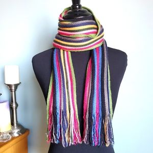 Multicolor Knit Scarf